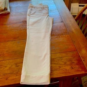 Talbots heritage straight leg 6 petite white jeans